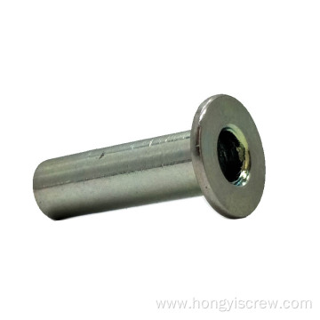 Precision Step Rivet Steel Round/Flat Head Semi Tubular